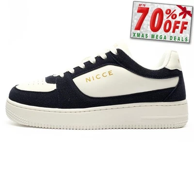 Nicce Parati Mens Trainers Casual Designer Fashion Urban Classic Sneakers White - Image 1 of 4