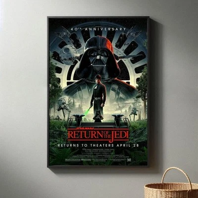 Star Wars - Return of the Jedi 40th Anniversary Movie Poster - Wall Decor - Image 1 of 4