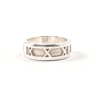 TIFFANY & Co. Кольцо Atlas Silver925 США 5,25 (размер США) винтажный аксессуар женщин - Изображение 1 из 4