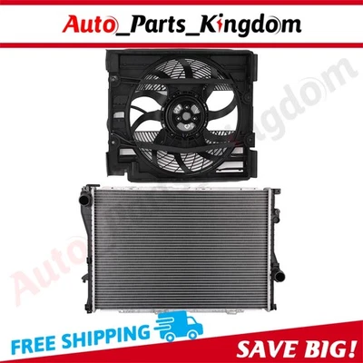 Kit ventilador radiador eléctrico para BMW 525i 528i 530i 1999-2002 2003 Foto 1 de 4