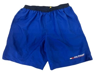 Pantalones Cortos Juveniles Vintage EE. UU. TOMMY HILFIGER ATLETISMO Azul Talla XL Niños Niños Niñas - Imagen 1 de 10