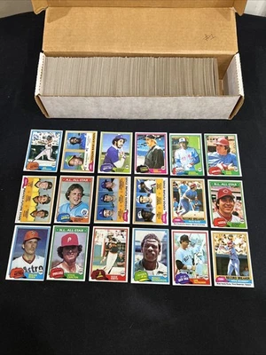 1981 TOPPS BASEBALL COMPLETE SET 726 NM-MT Raines Baines Gibson Valenzuela RC *3 - Image 1 of 4