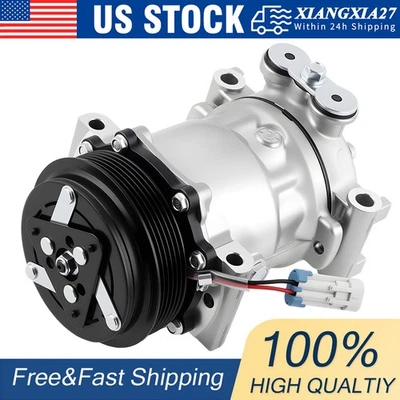 A/C AC Compressor for 1996-2000 Chevy K1500 2500 3500 P30 GMC C1500 2500 3500 - Image 1 of 4