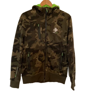 Ralph Lauren RLX Camouflage Full Zip Jacket Hoodie Mens L Performance Golf - Picture 1 of 10