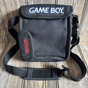 Vintage Game Boy NES Nintendo Original Black Carrying Case w/Shoulder Strap - Picture 1 of 6
