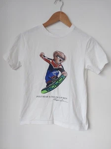 Ralph Lauren Teddy Bear Design Tshirt Size UK 6 Lovely Condition - Picture 1 of 8
