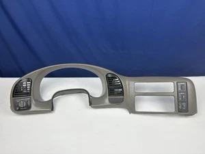 96-05 Chevy Astro GMC Safari Gauge Cluster Radio Dash Trim Bezel Gray OEM - Picture 1 of 12