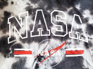 Sudadera con Capucha NASA Unisex Gris Capucha Tye Dye Space Nueva Sin Etiquetas - Imagen 1 de 7