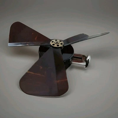 Ventilateur manuel de Poche Art Déco marque " La Brise "  Breveté SGDG France. - Photo 1/4