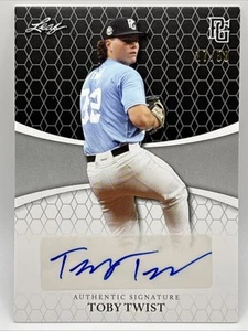 2022 LEAF PERFECT GAME BLACK TOBY TWIST 17/50 PAPER AUTO - Picture 1 of 2