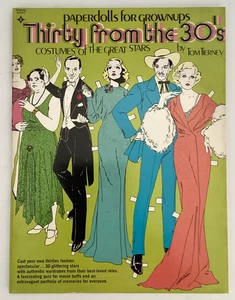Tom Tierney Thirty From The 30s Vintage Paper dolls For Grownups New Uncut - Picture 1 of 4