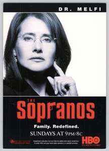 The Sopranos HBO Promo Postcard Dr. Melfi Lorraine Bracco TV Series Ad 2000 - Picture 1 of 3