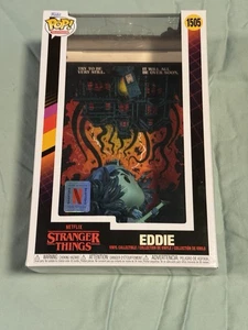 Funko Pop! Póster: Stranger Things - Eddie #1505 ~ Exclusivo de Netflix - Imagen 1 de 3
