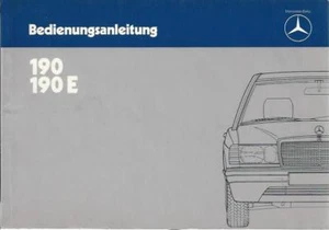MERCEDES 190 190 E Betriebsanleitung 1982 Bedienungsanleitung W 201 Handbuch BA - Bild 1 von 1