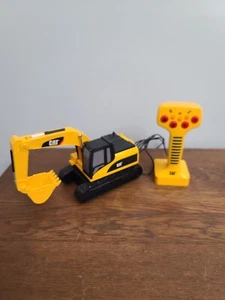 Escavatore telecomandato cablato gatto terna giocattolo luci di stato suono trackhoe FUNZIONA - Foto 1 di 9