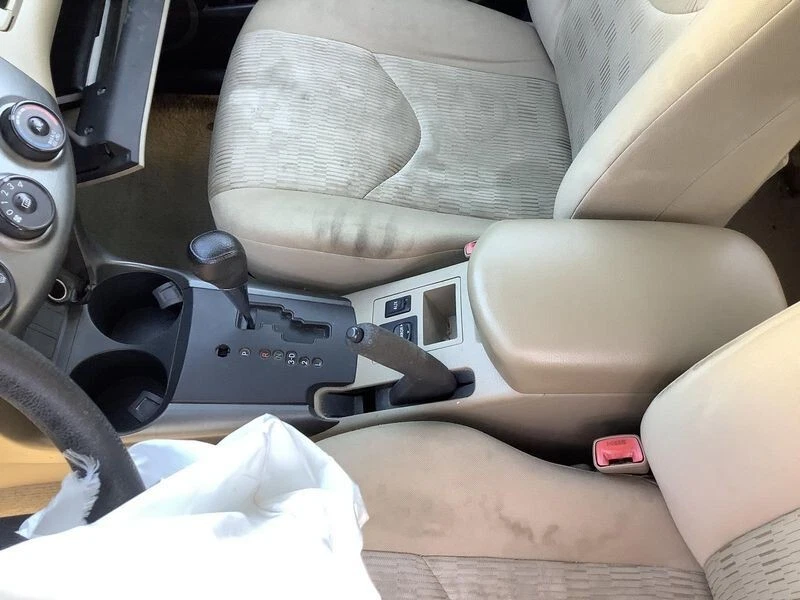 2006-2012 Toyota Rav4 Front Floor Console W/O Power Driver Seat Slide Tan OEM Foto 1 de 1