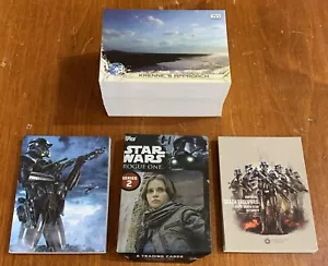 2017 Topps🔥STAR WARS Rogue One Serie 2 komplettes Basiskartenset + 2 Chase Sets - Bild 1 von 19