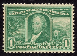 U.S. STAMP  #323 --- 1c LOUISIANA PURCHASE -- 1904 -- MINT - Picture 1 of 2