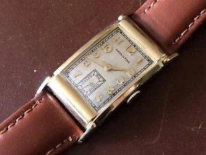 1940s Largest Hamilton Gilman Watch 14K Solid Gold Mint - Picture 1 of 5