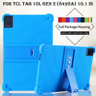 Kids Safety Silicone Stand Cover Case For TCL Tab 10L Gen 2 8492A Tablet 10.1''