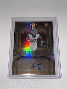 2024 Gold Standard Malachi Corley Rookie Auto 60/99 Golden Debuts - Imagen 1 de 2