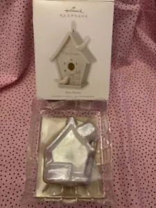 Hallmark New Home White Porcelain Bird House Keepsake Ornament Dated 2010 NEW - Picture 1 of 4