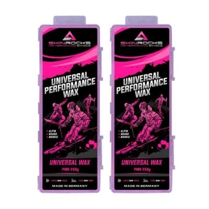 SkinRocks Universal Skiwachs Langlauf Snowboard Bügelwachs All in ONE Wax 500g - Bild 1 von 3