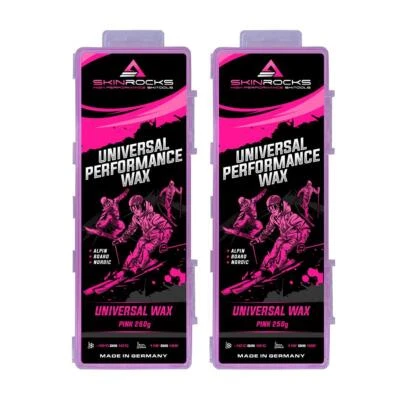 SkinRocks Universal Skiwachs Langlauf Snowboard Bügelwachs All IN ONE Wax 500g - Bild 1 von 3
