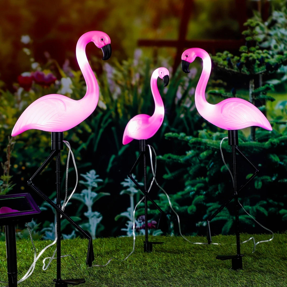 Gartenfigur Flamingo Aus Metall – 59 Cm Hoch, Handgefertigt, Wetterfest