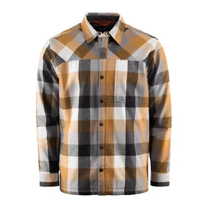 Grundens Men's Bankside Lined Shacket - Size XL - Freestone Plaid - CLOSEOUT - Picture 1 of 3