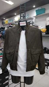 GIUBBOTTO CAMOSCIO REALE Renna/Pelle Uomo Man Marrone VINTAGE tg48 MON1430LZ - Picture 1 of 6