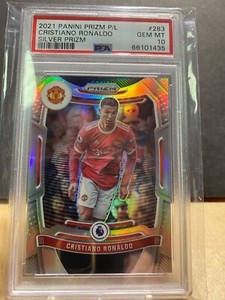 2021 Panini Prizm Christiano Ronaldo Silver Prizm #283 PSA Gem Mint 10