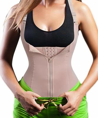 Fajas Reductoras Colombianas Body Shaper Waist Trainer Tummy Control Tank Top US - Image 1 of 4