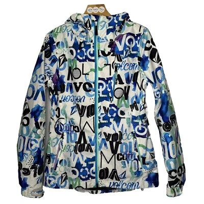 Volcom Snowboard Stone Jacket Womens Small EQS Goretex Let it Storm Winter Fun - Image 1 of 4