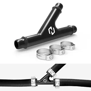 Y-Fitting Tee Fitting Hose Clamps Connector For Can-Am Defender HD5 HD8 HD10 4X4 - Foto 1 di 10
