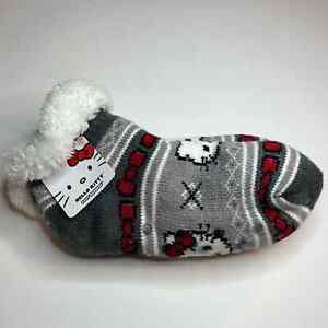 Hello Kitty Cozy Slipper Socks Size 4-10