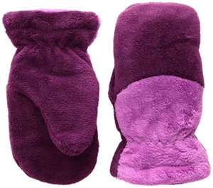 S/M Sierra Youth Cozy Reversible Mittens Clover Purple - Picture 1 of 1