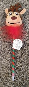 Reindeer Paper Pen Holiday Seasonal Stocking Stuffer Gift NEW! - Picture 1 of 2