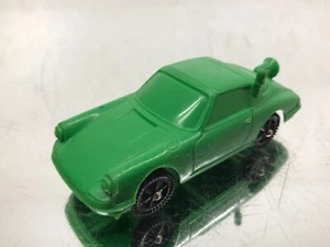 AK STELCO GERMANY PORSCHE 911 POLITIE VINYL VINTAGE TOY -GREEN 1:43- GOOD - 459 - Picture 1 of 6