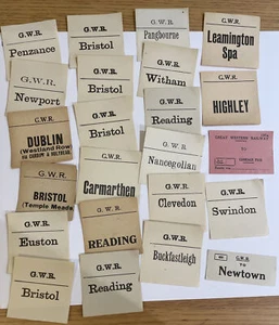 GWR Luggage labels X23 Lot.2 - Picture 1 of 1
