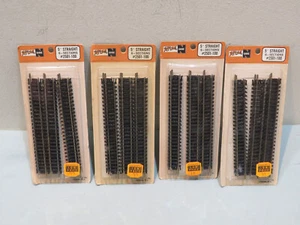 NIP Atlas N Gauge #2501-100 5" Straight Track, 6 Sections, Qty 4 Pkgs - Picture 1 of 2