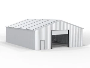 Steel Building 82ft x 40ft x 24ft Insulated 6" Thick Sandwich Paneling Storage - Picture 1 of 9