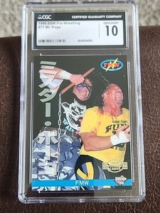 1996 BBM Mr Pogo CGC 10 Pro Wrestling FMW NJPW NXT WWE WWF AEW FUNK - Picture 1 of 9