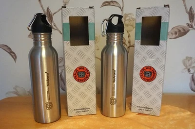 Trinkflasche (2 Stück) - Edelstahl Matt, 0,75L - Bild 1 von 4