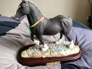ROYAL DOULTON DA237 CHAMPION SHIRE HORSE PEAKSTONES LADY MARGARET SIGNED PLATT - Picture 1 of 3