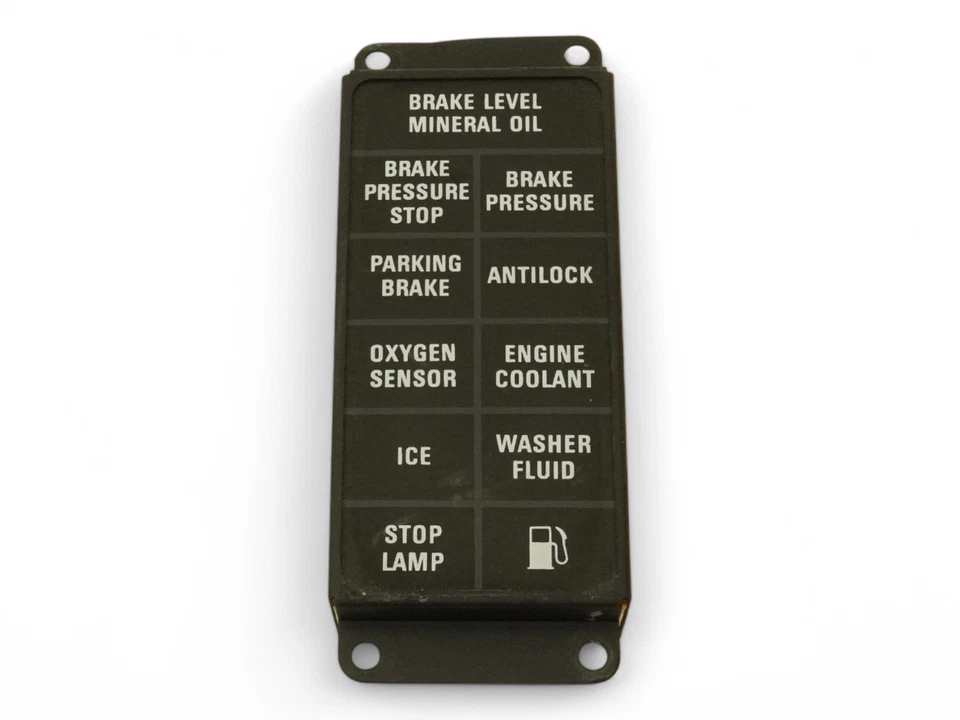 87-92 Bentley Mulsanne  Engine Coolant Warning Light Display Brake Washer Fuel Foto 1 de 4