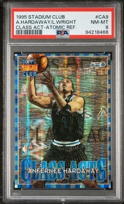1995 Stadium Club Class Act Atomic Refractor #CA9 Anfernee Hardaway - PSA 8 - Image 1 of 3