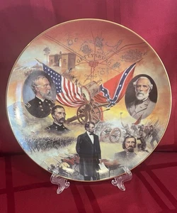GETTYSBURG Plate Battles of the American Civil War Bradford Exchange with COA - Picture 1 of 22
