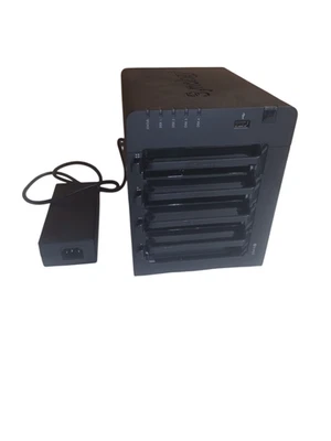 SYNOLOGY DISKSTATION DS415+ 4-BAY NAS SERVER WITH POWER ADAPTER – USED NO DRIVES - Image 1 of 3