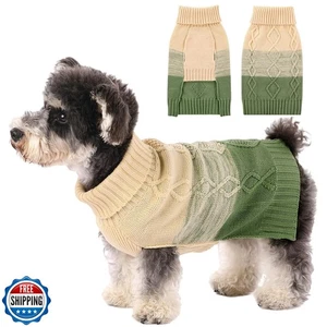 ASENKU Warm Dog Sweater for Small Medium Dogs,Pet Sweaters for Fall Winter Do - Picture 1 of 5